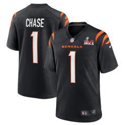 Alternative view of Youth's Cincinnati Bengals Super Bowl LVI Game Jersey - All Stitched