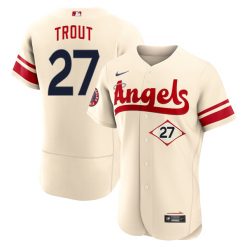 Alternative view of Los Angeles Angels 2022 City Connect Player Jersey - All Stitched