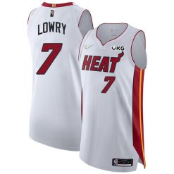 Alternative view of Men's Miami Heat Player Authentic Jersey 2022 Collection - All Stitched