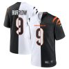 Cincinnati Bengals Joe Burrow Split Game Jersey - All Stitched