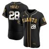 San Francisco Giants Black Gold Jersey - All Stitched