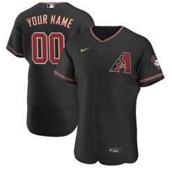 Alternative view of Arizona Diamondbacks Custom Game Jersey Collection- All Stitched