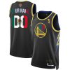Golden State Warriors Custom Mexico Champions Patch Jersey - All Stitched
