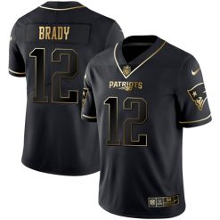 Alternative view of New England Patriots Black Gold Jersey - All Stitched