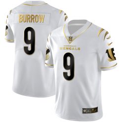 Alternative view of Cincinnnati Bengals White Gold Jersey - All Stitched