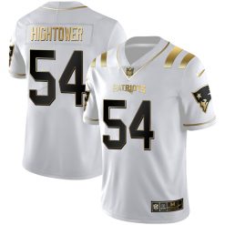 Alternative view of New England Patriots White Gold Jersey - All Stitched