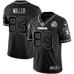 Alternative view of Las Vegas Raiders Black Silver Jersey - All Stitched