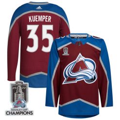 Alternative view of Colorado Avalanche Player 2022 Stanley Cup Champions Jersey Collection - All Stitched