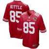 San Francisco 49ers 75th Anniversary Scarlet Jersey - All Stitched