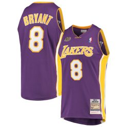 Alternative view of Men's Kobe Bryant Los Angeles Lakers NBA Finals Jersey - All Stitched