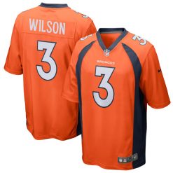 Alternative view of Russell Wilson Denver Broncos Trade Jersey - All Stitched