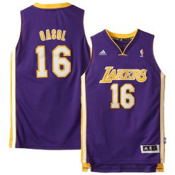 Alternative view of Pau Gasol Los Angeles Lakers Retirement Jersey - All Stitched