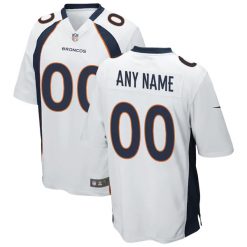 Alternative view of Denver Broncos Custom Name and Number Jersey - All Stitched