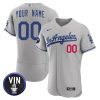 Los Angeles Dodgers Vin Scully Tribute Custom Name and Number Jersey - All Stitched