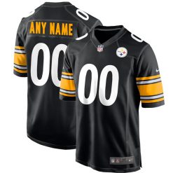 Alternative view of Pittsburgh Steelers Custom Jersey Collection - All Stitched