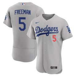 Alternative view of Freddie Freeman Los Angeles Dodgers Jersey - All Stitched