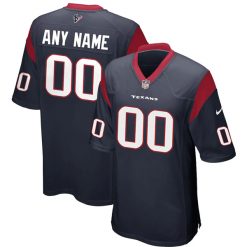 Alternative view of Houston Texans Custom Jersey Collection - All Stitched