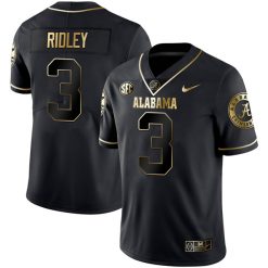 Alternative view of Alabama Crimson Tide Black Gold Jersey - All Stitched