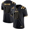 Ole Miss Rebels Football Black Gold Jersey - All Stitched
