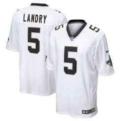 Alternative view of Jarvis Landry New Orleans Saints Game Jersey - All Stitched