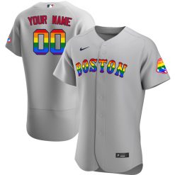 Alternative view of Boston Red Sox Pride 2021 Jersey - All Printed