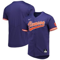 Alternative view of Clemson Tigers College Baseball Team Jersey - All Stitched