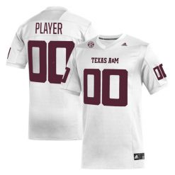 Alternative view of Texas A&M Aggies College Football Custom Name and Number Jersey - All Stitched