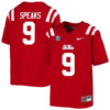 Breeland Speaks Ole Miss Rebels College Football Jersey - Red
