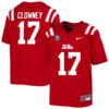 Demon Clowney Ole Miss Rebels College Football Jersey - Red
