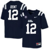 Kinkead Dent Ole Miss Rebels College Football Jersey - Navy