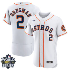 Alternative view of Houston Astros World Series Home Jersey - All Stitched