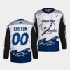 Tampa Bay Lightning 2022 Reverse Retro 2.0 Custom Jersey - All Stitched
