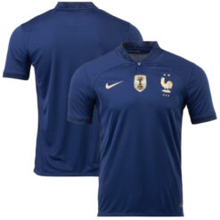 Alternative view of Youth's France National Football Team 2022 World Cup Jersey - All Printed