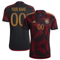 Alternative view of Germany National Football Team 2022 World Cup Custom Jersey - All Printed