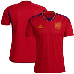 Alternative view of Spain National Football Team 2022 World Cup Jersey - All Printed