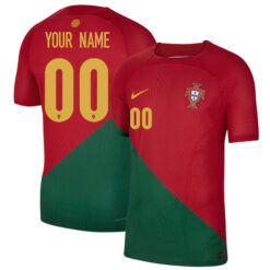 Alternative view of Portugal National Football Team 2022 World Cup Custom Jersey - All Printed