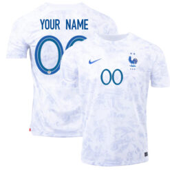 Alternative view of France National Football Team 2022 World Cup Custom Jersey - All Printed