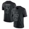 Dallas Cowboys Black RFLCTV Limited Jersey - All Stitched