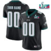Philadelphia Eagles Super Bowl LVII Black Vapor Limited Custom Jersey - All Stitched