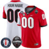 Georgia Bulldogs 2022 CFB Champions Patch Mashup Custom Jersey - All Stitched