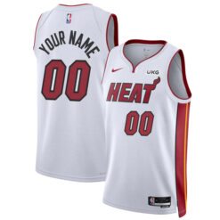 Alternative view of Miami Heat 2022/23 Custom Name & Number Jersey Collection - All Stitched
