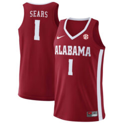 Alternative view of Alabama Crimson Tide College Basketball Jersey Collection - All Stitched