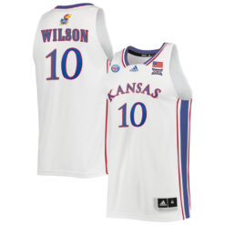 Alternative view of Kansas Jayhawks Tide College Basketball Jersey Collection - All Stitched