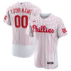 Philadelphia Phillies White Custom Name And Number Jersey - All Stitched