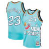 Chicago Bulls All Star Game '96 Michael Jordan #23 Teal Jersey - All Stitched