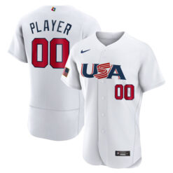 Alternative view of United States World Baseball Classic 2023 Custom JerseyCollection - All Stitched