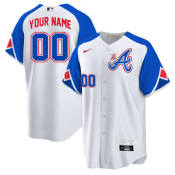 Alternative view of Atlanta Braves 2023 City Connect Custom Jersey - All Stitched