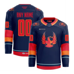 Alternative view of Men's Coachella Valley Firebirds Pro CCM Custom Jersey - All Stitched