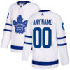 Toronto Maple Leafs Custom Name and Number All Stitched Jersey - White