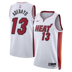 Alternative view of Miami Heat Bam Adebayo 2022/23 Jersey w/ Patch Collection - All Stitched